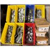 Image 1 : Multiple Bins & 3 Boxes Concrete Slab Electroforms, Pipe Inserts, Clamps, etc Misc Sizes  (Qty may v