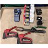 Image 1 : Brady Label Maker & Cartridges, 2 Cable Boss Staple Guns, Greenlee 7704 Flex Driver, etc