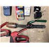Image 4 : Brady Label Maker & Cartridges, 2 Cable Boss Staple Guns, Greenlee 7704 Flex Driver, etc