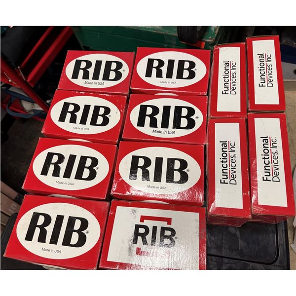 Multiple Boxes RIB RIB013P & RIB24P Enclosed Relays