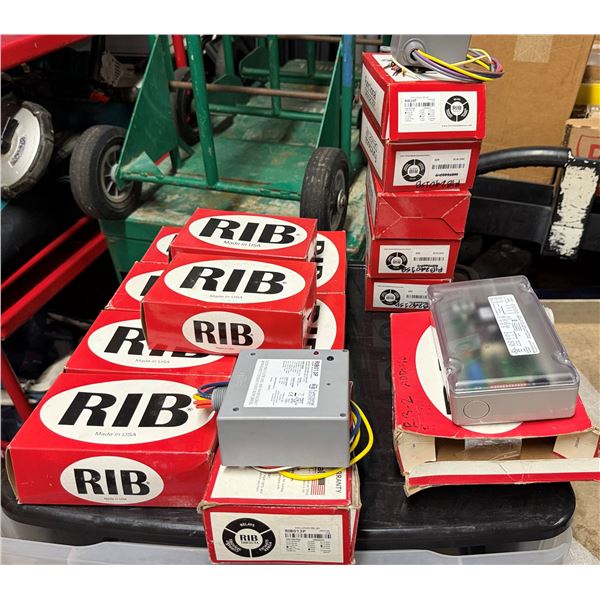 Multiple Boxes RIB RIB013P/RIB24P & Functional Devices RIBTWX2401B-BC Enclosed Relays
