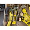 Image 3 : Multiple Ratchets & Yellow Cargo Tie-Down Straps w/ Hooks