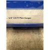 Image 15 : Multiple Bins Pipe Clamps, Lay-In Pipe Hangers,  etc Misc Sizes  (Qty may vary)