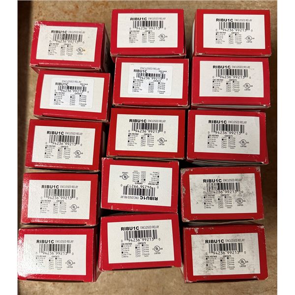 Qty 15 Boxes RIB Functional Devices RIBU1C Enclosed Relays