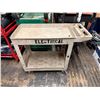 Image 1 : Heavy Duty Plastic 2-Tier Utility Cart 39" x 18" x 33"