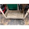 Image 4 : Heavy Duty Plastic 2-Tier Utility Cart 39" x 18" x 33"