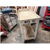 Image 7 : Heavy Duty Plastic 2-Tier Utility Cart 39" x 18" x 33"