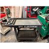 Image 2 : Heavy Duty Plastic 2-Tier Utility Cart 39" x 18" x 33"