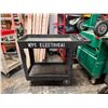 Image 6 : Heavy Duty Plastic 2-Tier Utility Cart 39" x 18" x 33"
