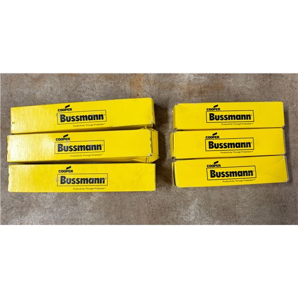 Qty 6 Boxes Cooper Bussman FRS-R-150 Fusetron Fuses
