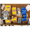 Image 2 : Multiple Boxes Square D 2510FGH1P FHP Manual Starters, Leviton & Siemens Toggle Switches,  etc Misc 