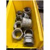 Image 17 : Multiple Bins Couplings & Compression Connectors, etc Misc Sizes  (Qty may vary)