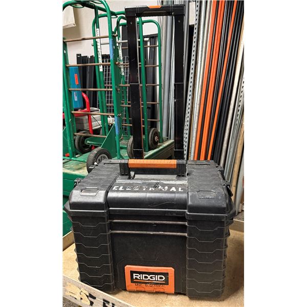 Ridgid Tool Box w/ Wheels & Telescopic Handle 21" x 14" x 16"H