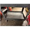 Image 3 : Heavy Duty Plastic 2-Tier Utility Cart 45" x 26" x 33"H