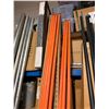 Image 2 : Qty 7 Orange Rods w/ Threaded Ends 10'x1"