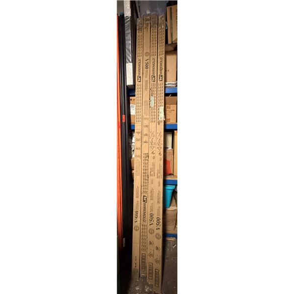 Qty 4 Boxes Wiremold V500 Series Surface Metal Raceways