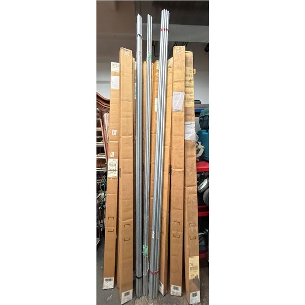 Multiple Western TT-548 Rigid Conduit Tubing Sections, Misc Sizes