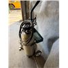 Image 3 : Qty 2 Tanks w/ Hoses & Gauges on Airgas 6" Cylinder Cart