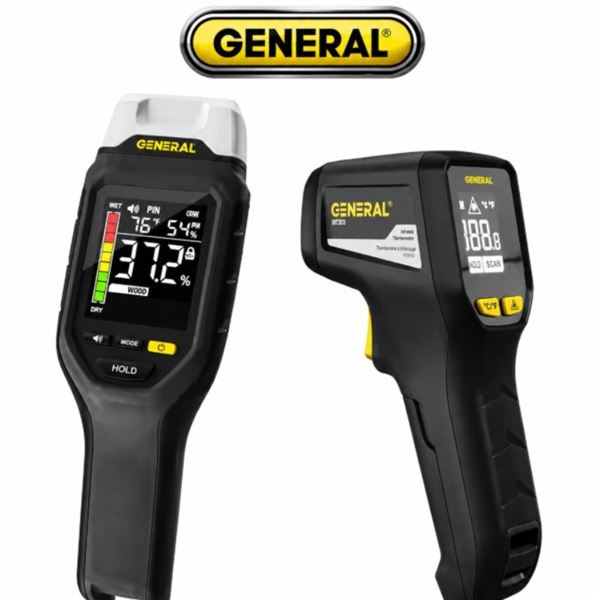2-In-1 Moisture Meter & Multipoint Infrared Thermometer