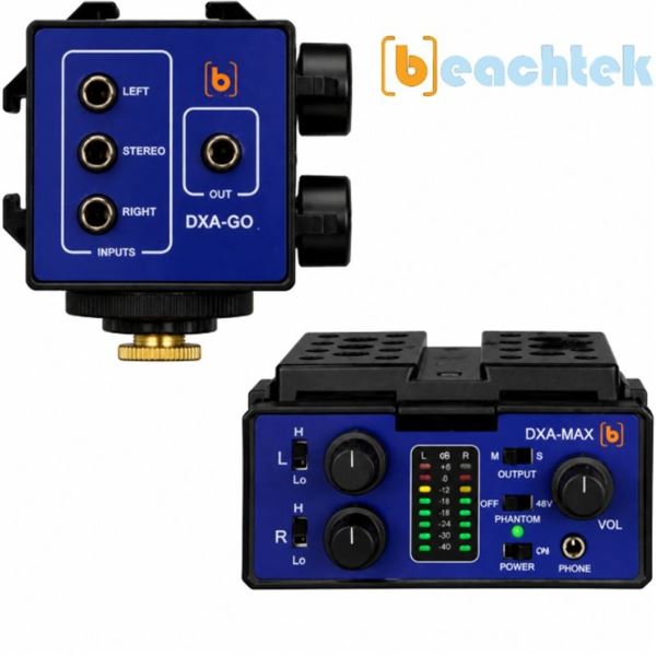 30-Pack of Beachtek DXA-MAX 2 Channel Active Adapters & DXA-GO Custom Adapters