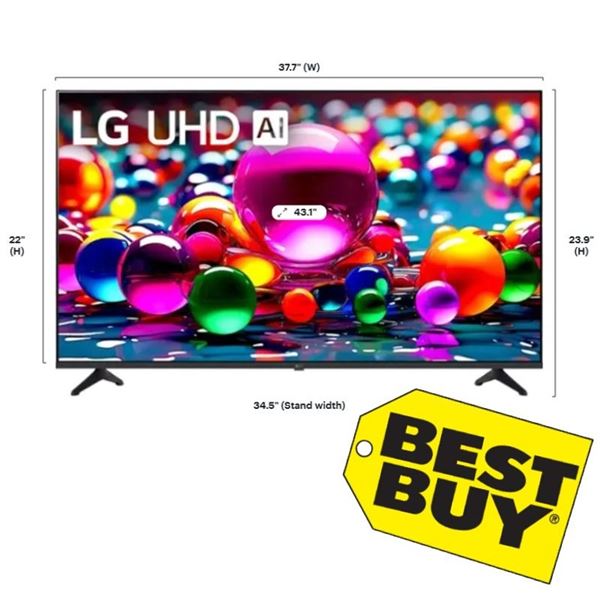 LG 43" UHD AI Smart TV