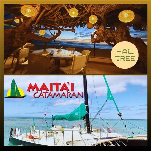 Maitaʻi Catamaran Tradewind Sailing for Two & Dining in Waikiki