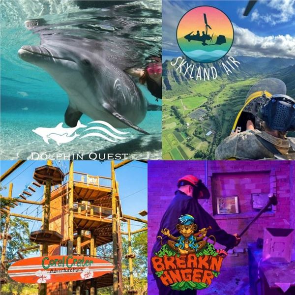Ocean & Air Activity Gift Certificate Pack, Oʻahu
