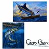 Image 1 : Posters: 18" x 24" Old Man & The Sea & 18" x 24" Wahoo Haven