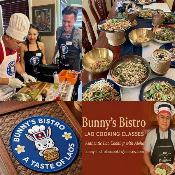 BOGO Lao Cooking Class for Two, Oʻahu