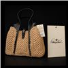 Image 1 : Specialty Christiana Natural Black Woven Satchel Purse