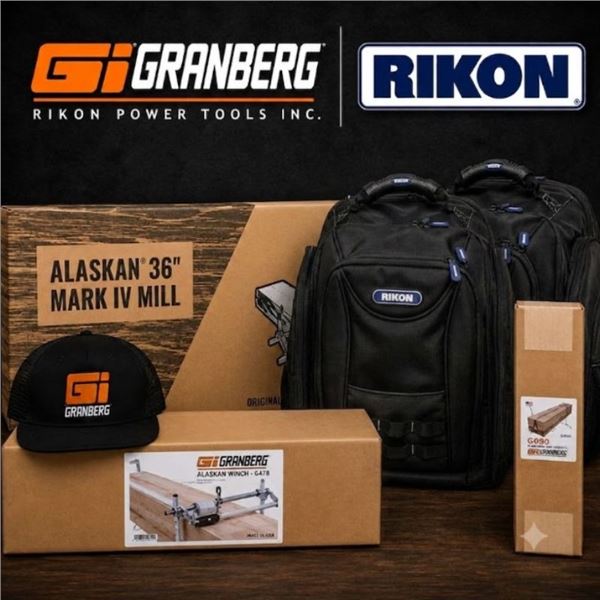 Alaskan MK-IV 36" Basic Mill Set Featuring RIKON