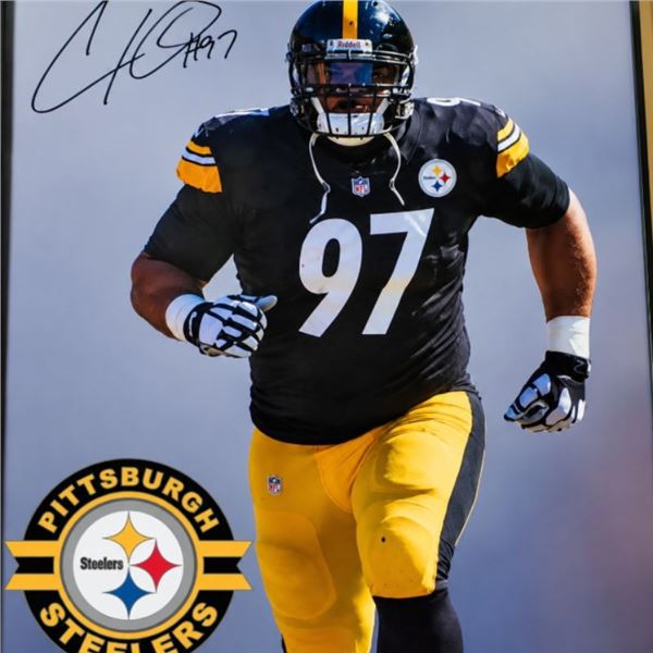Cam Heyward Pittsburgh Steelers Lithograph with Printed Signature
