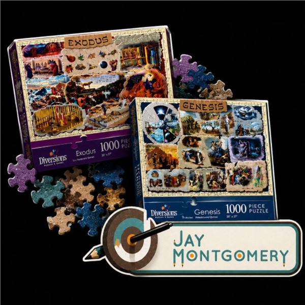 Illustrated Puzzle Collection 1,000 pc. Genesis & Exodus 20" x 28"