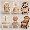 Image 1 : 12 French Provincial Dining Chair Lot