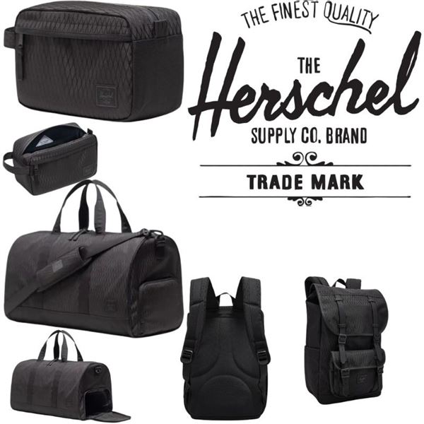 Herschel Backpack, Duffle Bag & Travel Kit in Black