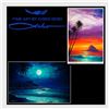 Image 1 : “Midnights Serenade” 20" x 30“ & “Sunrise at Mokoli’i[x