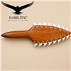 Image 1 : Contemporary Wood Leiomano with Faux Shark Teeth 13.5"