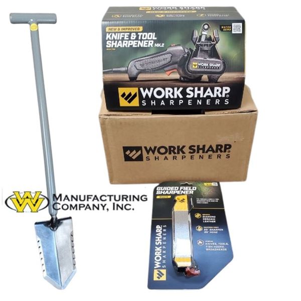 Work Sharp Knife & Tool Sharpener Mk.2 Set & Sampson T Handle Digger 31"