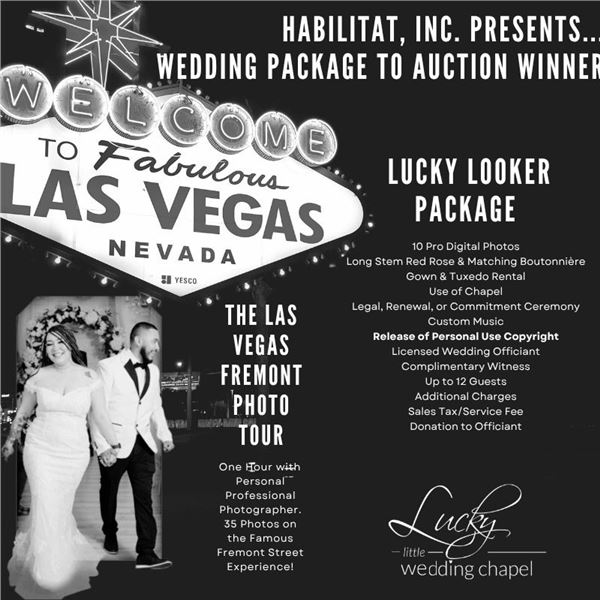 Las Vegas Wedding, Photo Tour & Salt Room Gift Certificates