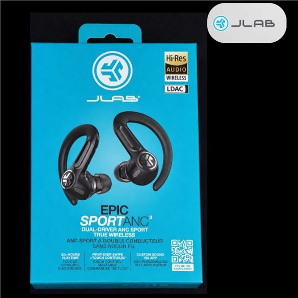 Epic Sport ANC Dual Driver ANC Sport True Wireless Earbuds