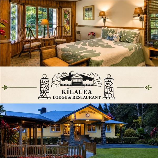 One-Night Stay for Two at Kīlauea Lodge, Big Island
