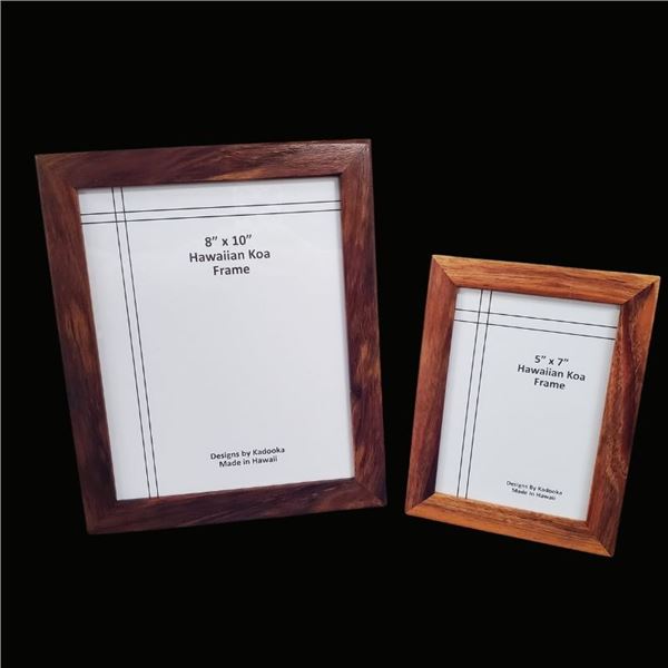 Koa Frame 8" x 10" & 5" x 7"