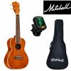 Image 1 : Mitchell Concert Ukulele MU40CPK with Clip On Tuner