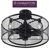Image 1 : Three Vintere 20" Ceiling Fans