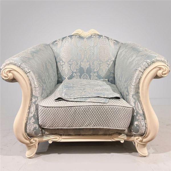 Pair of Ornate French Provincial Armchairs