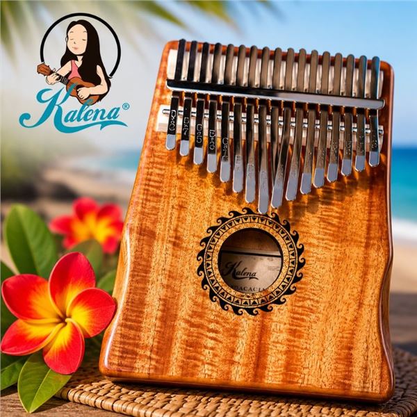 Kalena 17-Key Kalimba Thumb Piano Solid Acacia