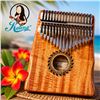 Image 1 : Kalena 17-Key Kalimba Thumb Piano Solid Acacia