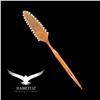 Image 1 : Traditional Thin Wood Leiomano with Faux Shark Teeth 28.5"