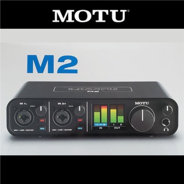 MOTU M2 (3120) 2 In / 2 Out USB Audio Interface