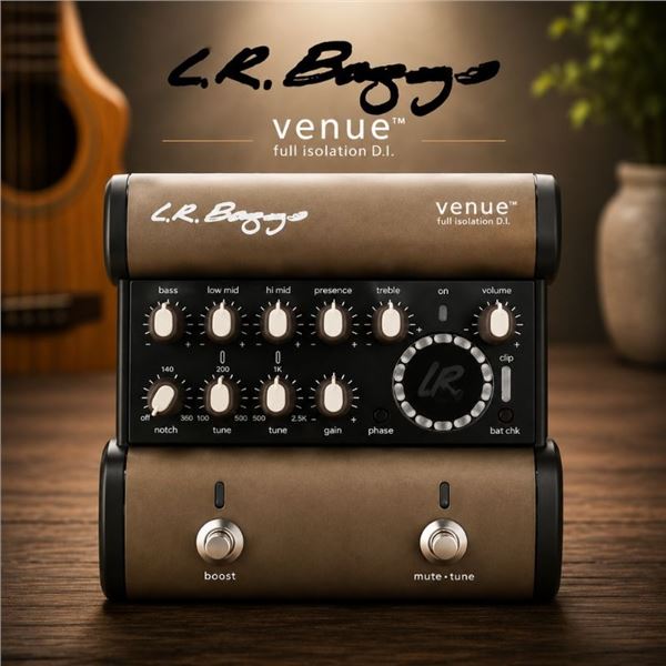 Venue DI Full Isolation DI Foot pedal with Tuner